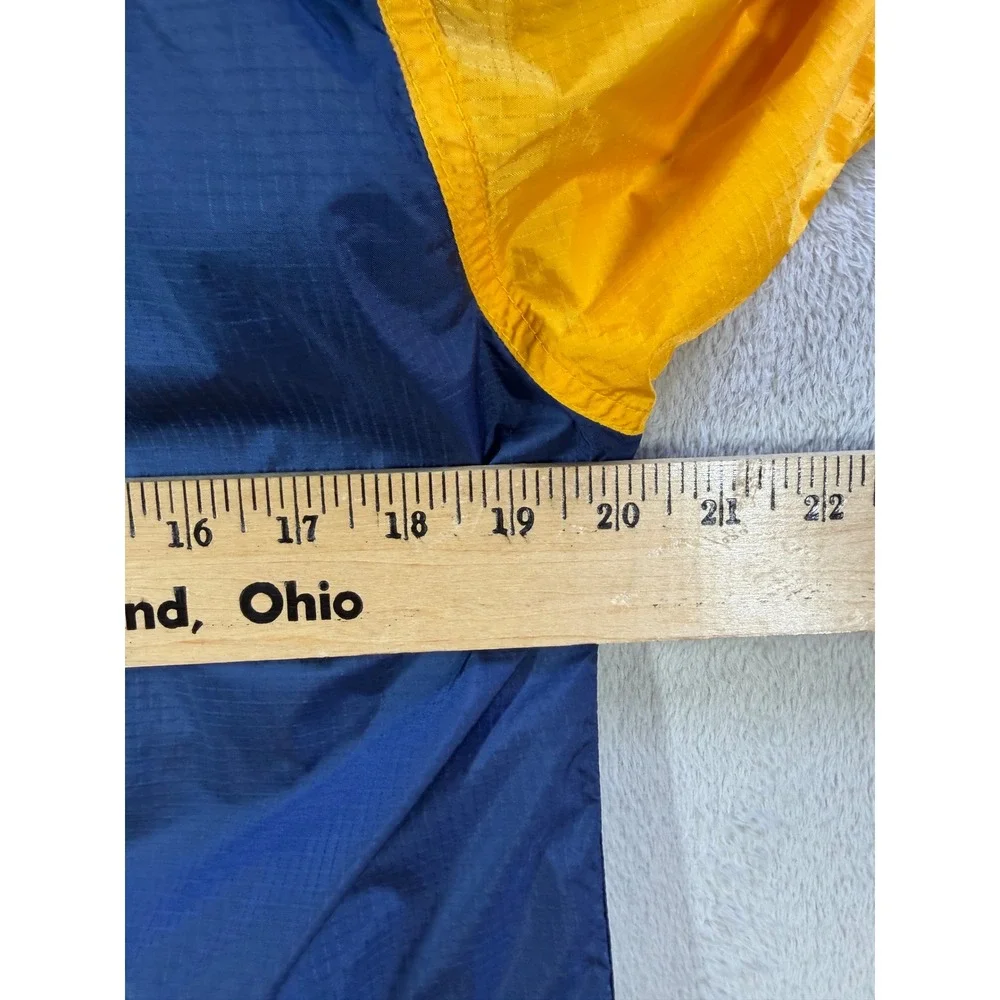 The North Face Windbreaker Men's M Blue Yellow 90s Activent Vented Packable